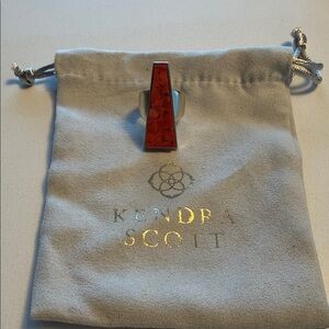 Kendra Scott Red Statement Ring